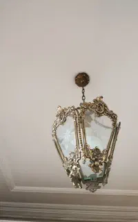 لوستر آشپزخانه برنز