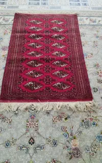 قالیچه ترکمنی استفاده نشده...قدیمیه