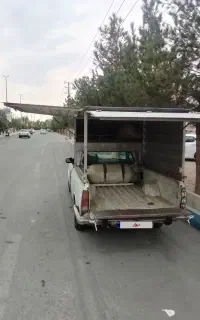 پیکان وانت 84 دوگانه cng کپسول بزرگ با باربند خوب