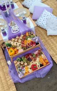 فینگرفود دسر میوه آرایی