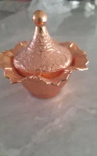 ظرف مسی تزئینی