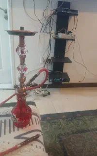 قلیان.فلز و شیشه