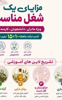 کسب درآمد آنلاین برای بانوان با آموزش طب سنتی