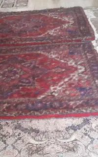 قالیچه هریس نقشه تاجری فروشی قیمت جفتی 140