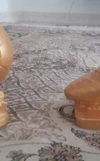 توپ طلا و کفش طلا دکوری