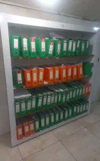 ویترین طبقات mdf  بصورت ۴ طبقه. مناسب مغازه