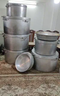 دیگ روحی دسته دار مارک غفاری معاوضه با کهنه