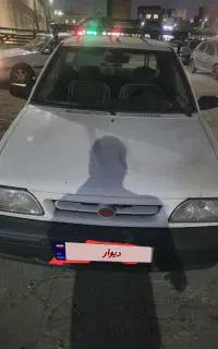 وانت پراید مدل ۹۲ بی رنگ کفی باربند