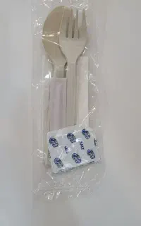 پک قاشق و چنگال گیاهی