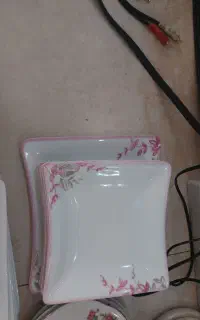 ست بشقاب کیک خو ری مربع