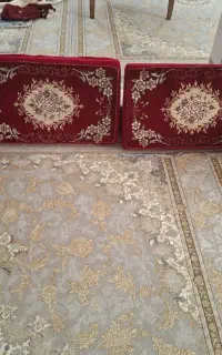 4عدد پشتی و4عدد متکا لوله ای