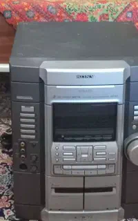 ضبط صوت دو کاست مدل سونی