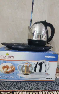 کتری برقی .چای ساز کرون ایتالیایی