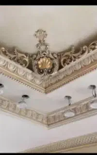 نقاشی رنگ گچبری کناف ورق طلاقاب بندی بازسازی لاین