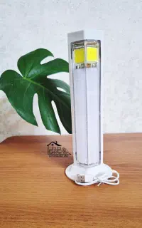 چراغ اضطراری خورشیدی دو حالته و کاربردی ۵ ضلعی