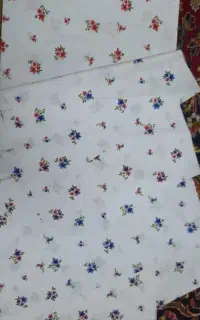 پارچه تترون گل گلی ( نو و باکیفیت)
