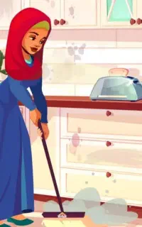 خانم ۳۰ ساله خدمتکار نظافتکار دیزاینر مهماندار