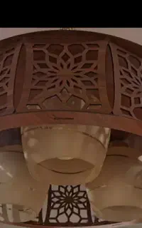 لوستر چوبی