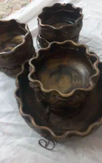 هفت پارچه  سفال مال ۴۰ سال پیش