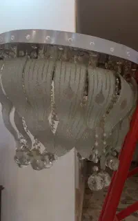 لوستر سقفی کریستالی