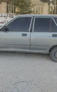 پراید رنگ زیتونی
