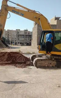بیل میکانیکی زنجیری جهت کار