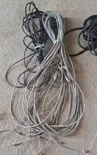 کابل شبکه و۳ شاخه فشار قوی