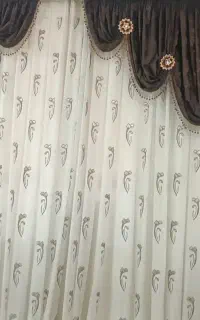 پرده اتاق پذیرایی ۱۸متر