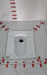 استا بنا (کاشی کاری چسپی (اسلپ)گچ و تخریب