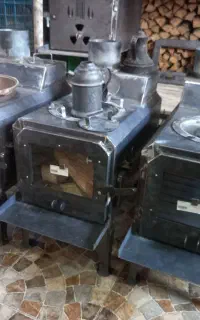 بخاری هیزمی ورق دومیل درب شیشه نسوز ازتولیدی بگیر