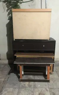 میز چرخ ژانومه وجلو چرخی وصندلی