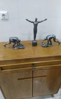 مجسمه ، اسب ، گراز ، آدمک