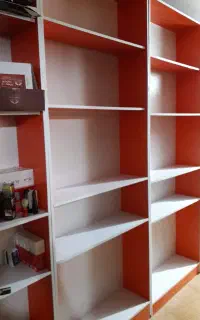 قفسه و ویترین  چوبی ام دی اف