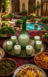 ست دوغ خوری زیبا