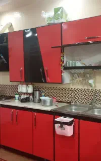نصب برچسب کابینت و ماربل شیت
