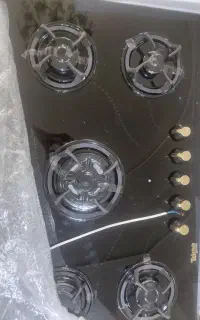 گاز صفحه ایی شیشه ایی ۵شعله