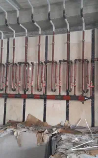 لوله کشی تاسیسات آب سرد و گرم وگاز