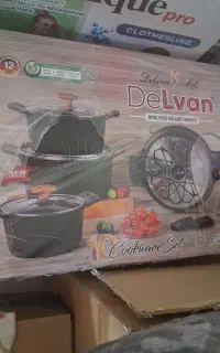 سرویس ۱۲پارچه چدن مارک دلوان