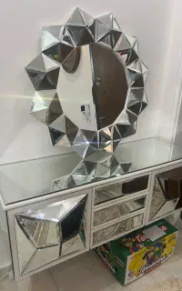 آینه کنسول آینه ای