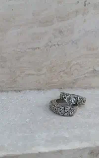 حلقه پشت حلقه نقره