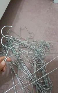چوب لباس فلزی آویز رگال تیله ای قوطی