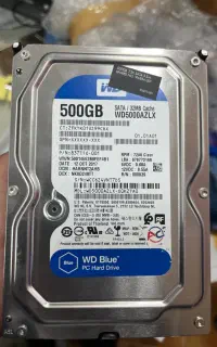 هارد ۵۰۰و یک ترابایت اینترنال و اکسترنال