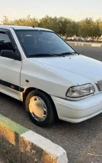 پراید 141سفید مدل آخر 89