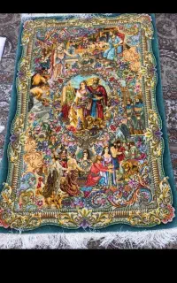 فرش دستباف ابریشم