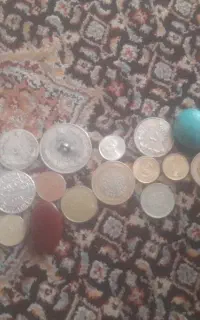 سکه و سنگ ۴یروزه و عقیق