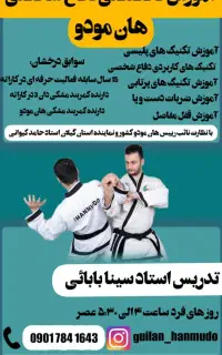 آموزش تخصصی دفاع شخصی هان مودو