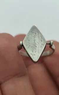 انگشتر چرخشی نقره