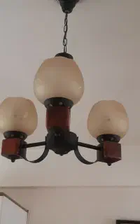 لوستر ۵شاخه و ۳شاخه طرح چوب