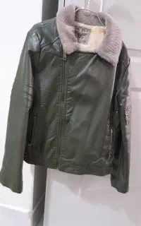 کاپشن چرم اصل بچه گانه