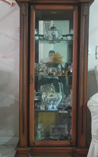 بوفه تمام چوب بسیار زیبا و دکوری
